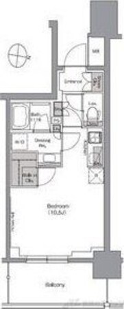 ザ・パークハビオ堂島の物件間取画像